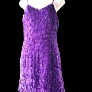 Mark & John Purple Sequin Dress